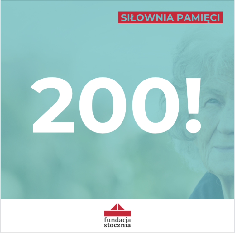 Fundacja Stocznia dla Siłownia Pamięci - baner 